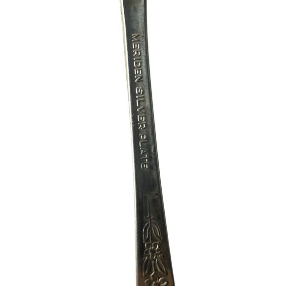 Set Of 3 Meridian Silver Plate Co. Dessert Teaspoon Spoon Vintage - Picture 8 of 15